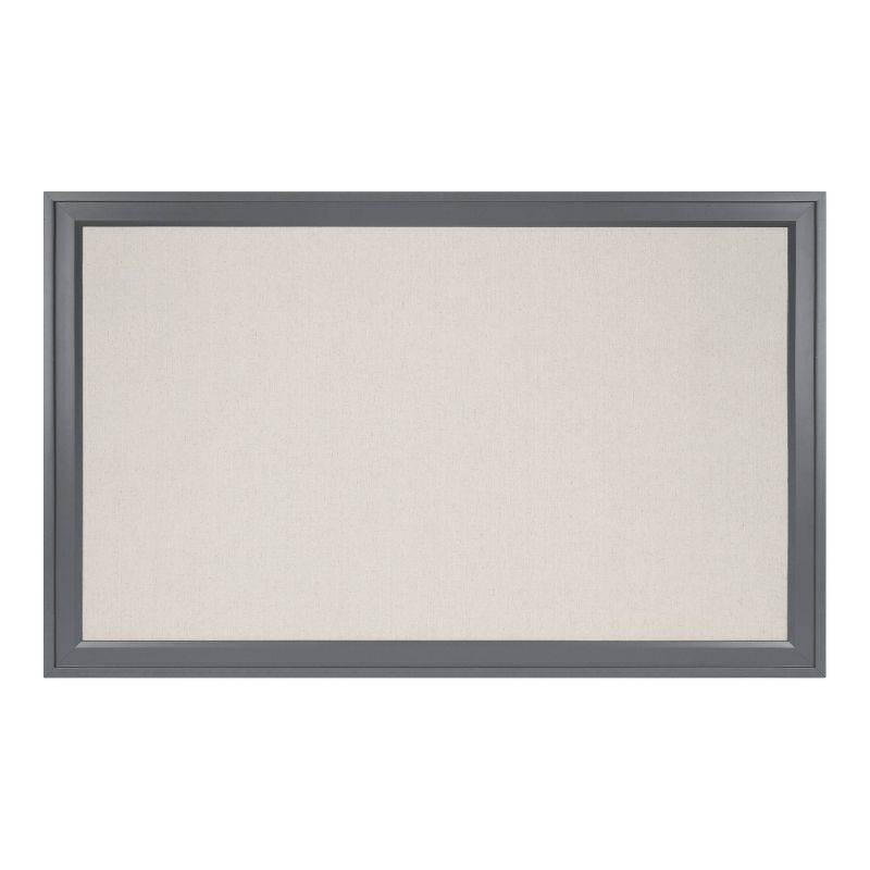 27.5" x 33.5" Bosc Dry Erase Board Gray - DesignOvation