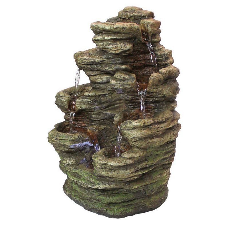 Horseshoe Bend Illuminated Garden Fountain - Acorn Hollow