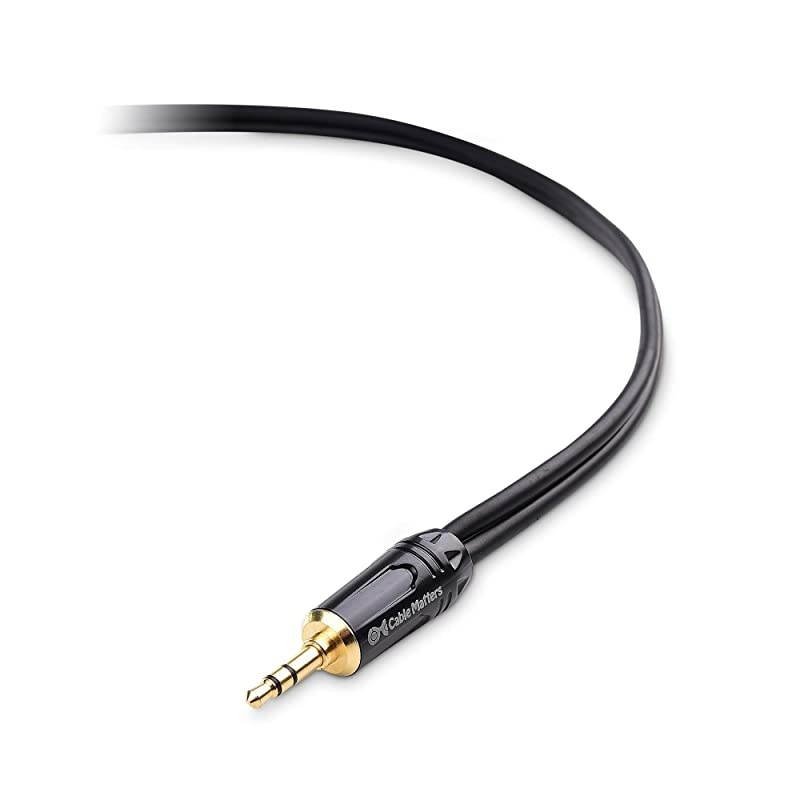 3.5mm 1/8 Inch TRS to 2 XLR Cable, Male to Male Aux to Dual XLR Breakout - 6 Feet