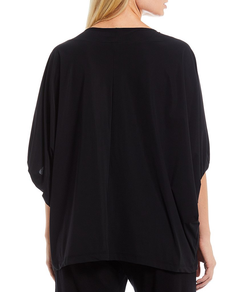 Bryn Walker Wilder Microfiber Jersey Dolman Gathered Band Tunic