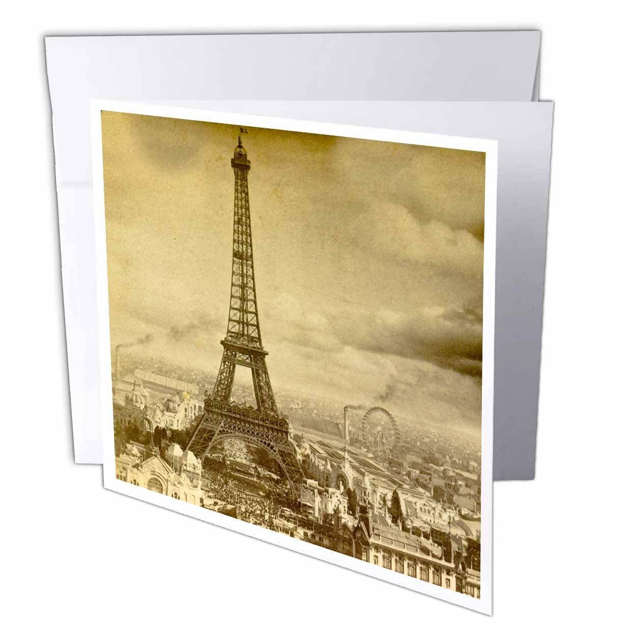 3D Rose Greeting Card with Envelope, Set of 1 (gc_6795_5)