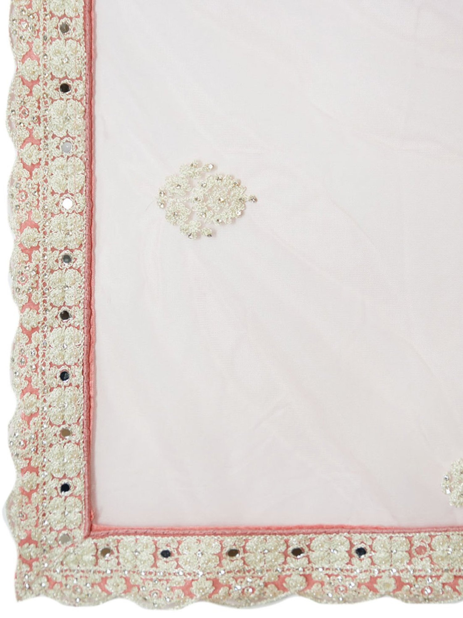 Soch Pink Embellished Unstitched Lehenga Choli Set With Dupatta