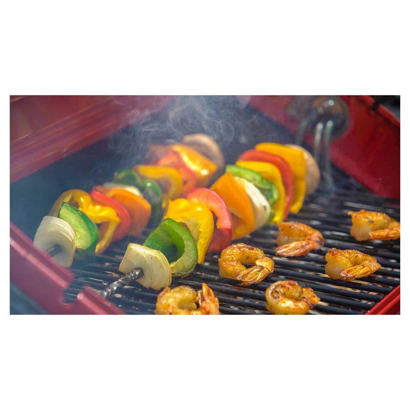 Americana Deluxe Electric Tabletop Grill with Window and Rotisserie Model 9309W9.181 - Meco