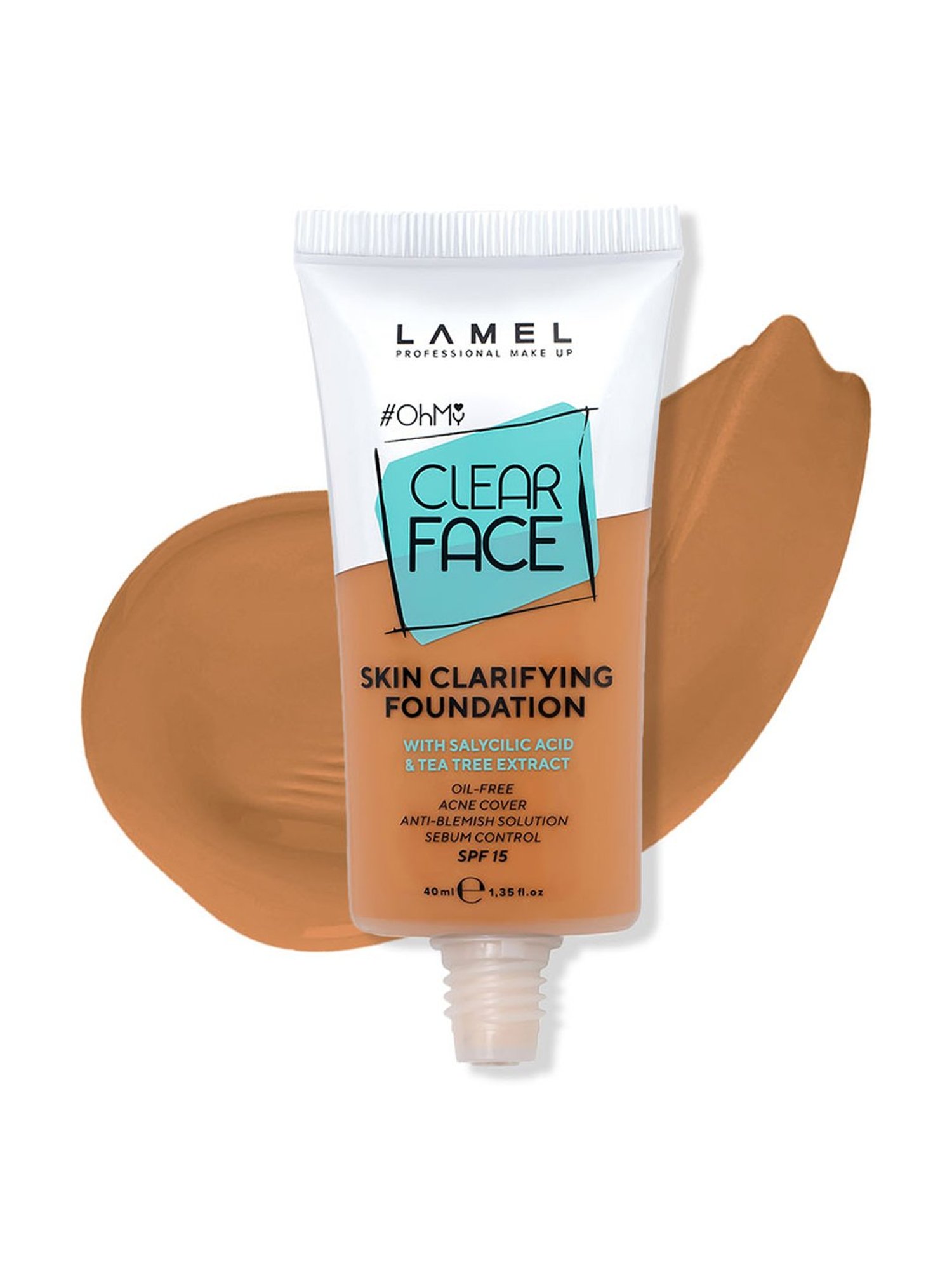 Lamel Oh my Clear Face Foundation SPF 15 408 Golden - 40 ml