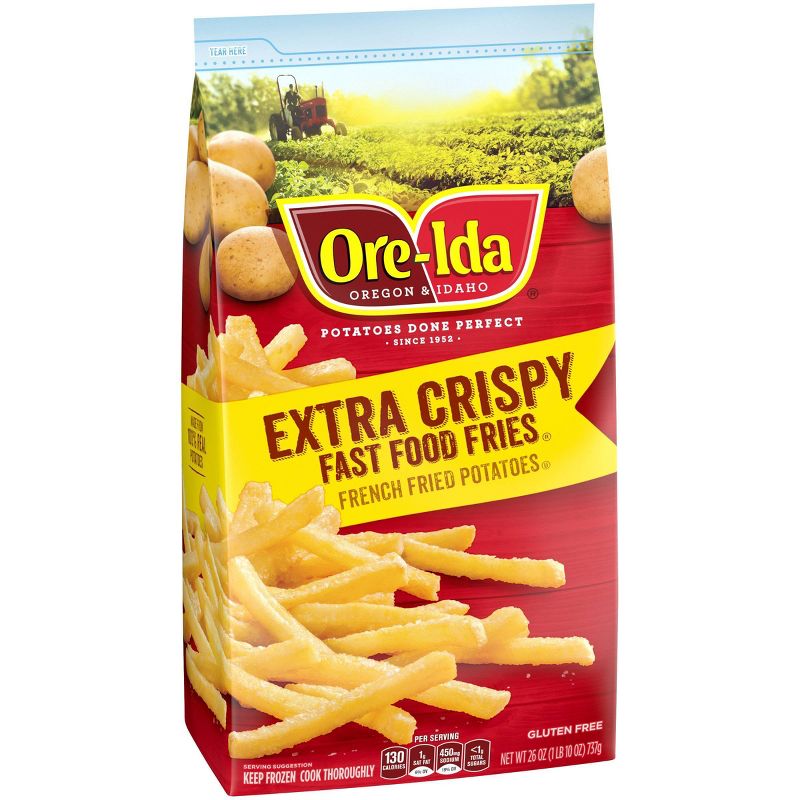 Ore-Ida Extra Crispy Frozen Fast Food Fries - 26oz