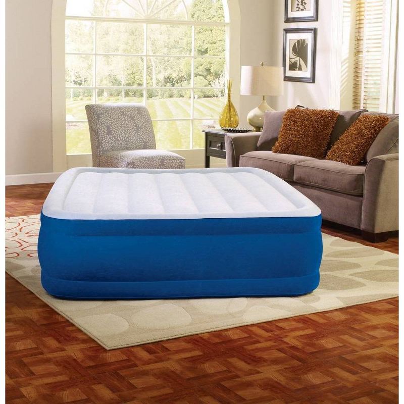 Beautyrest Plush Aire 17" Air Mattress with Edge Support and Electric Pump - Queen