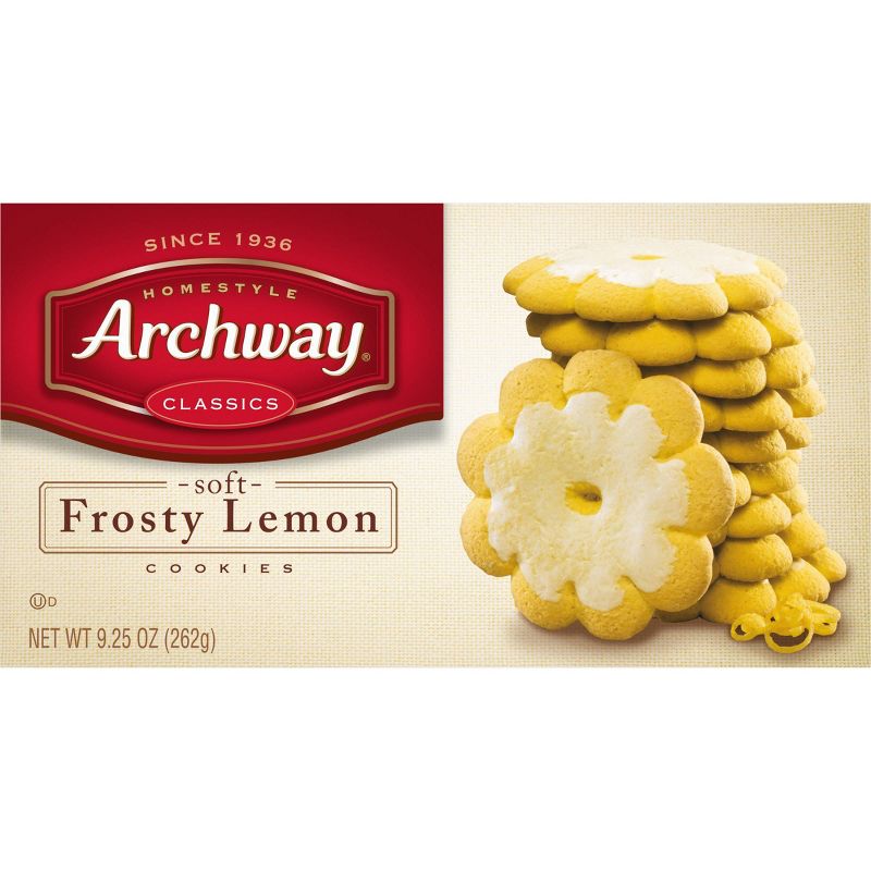 Homestyle Archway Frosty Lemon Classic Soft Cookies - 9.25oz