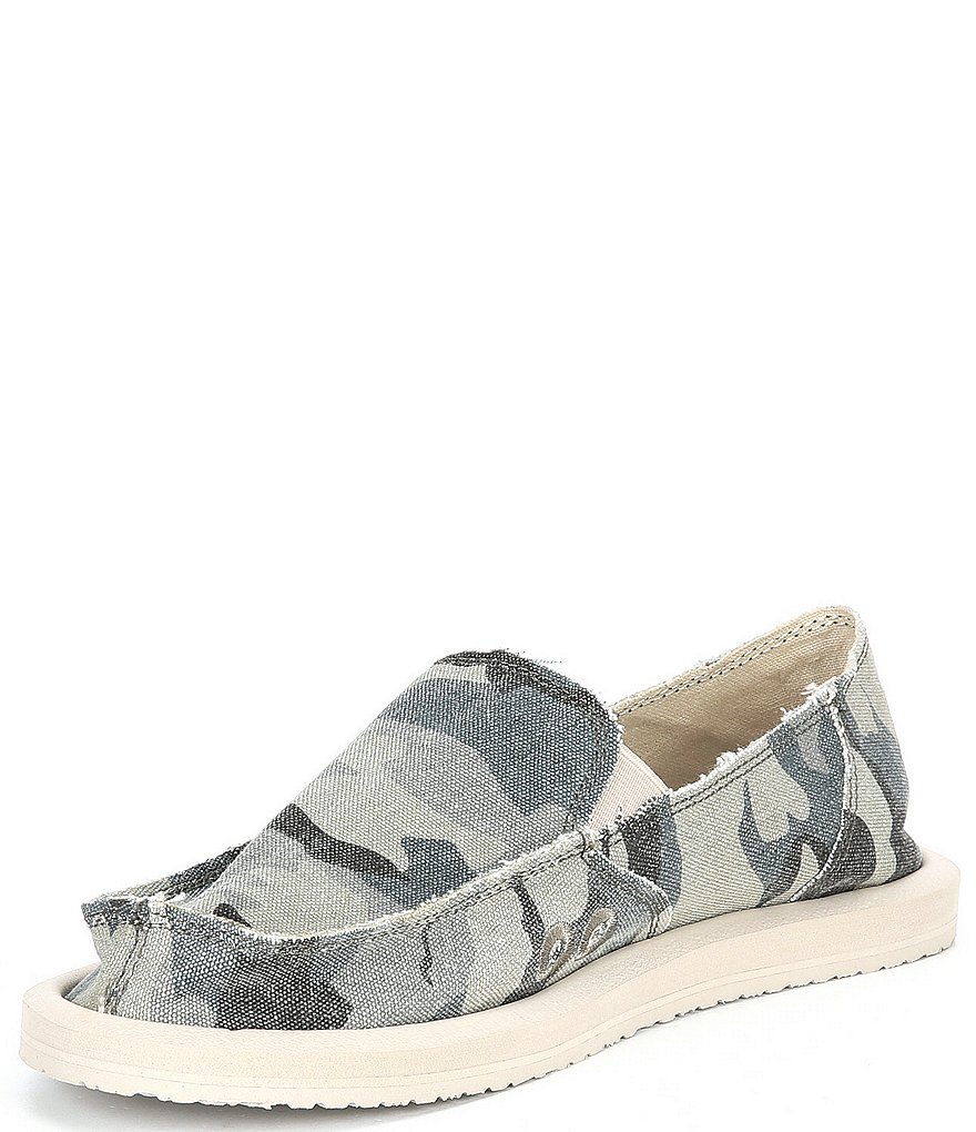 Sanuk Women's Donna Camo Print Slip-On Shoes