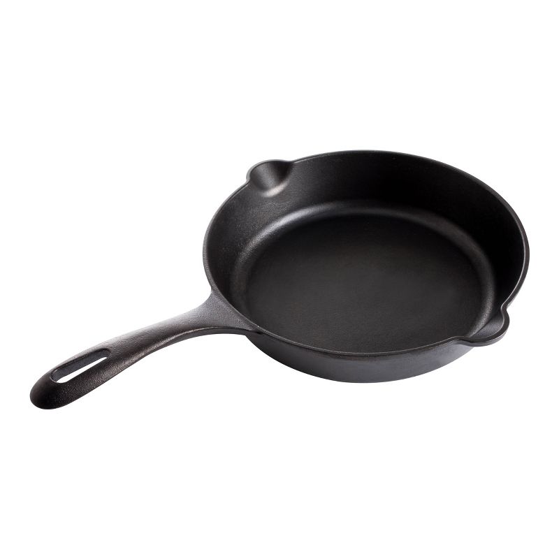Victoria Seasoned 10" Cast Iron Skillet with Double Loop Handles