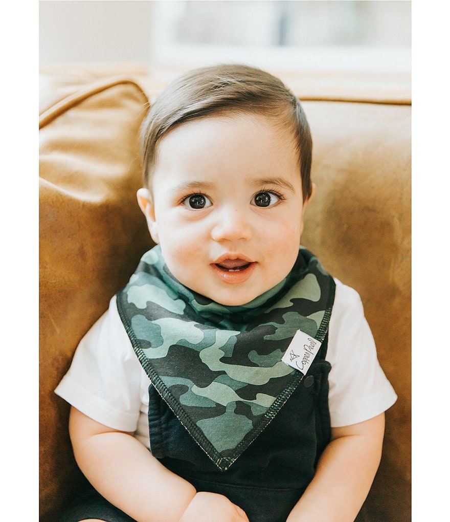 Copper Pearl Baby Boys Diesel Bandana Bibs 4-Pack