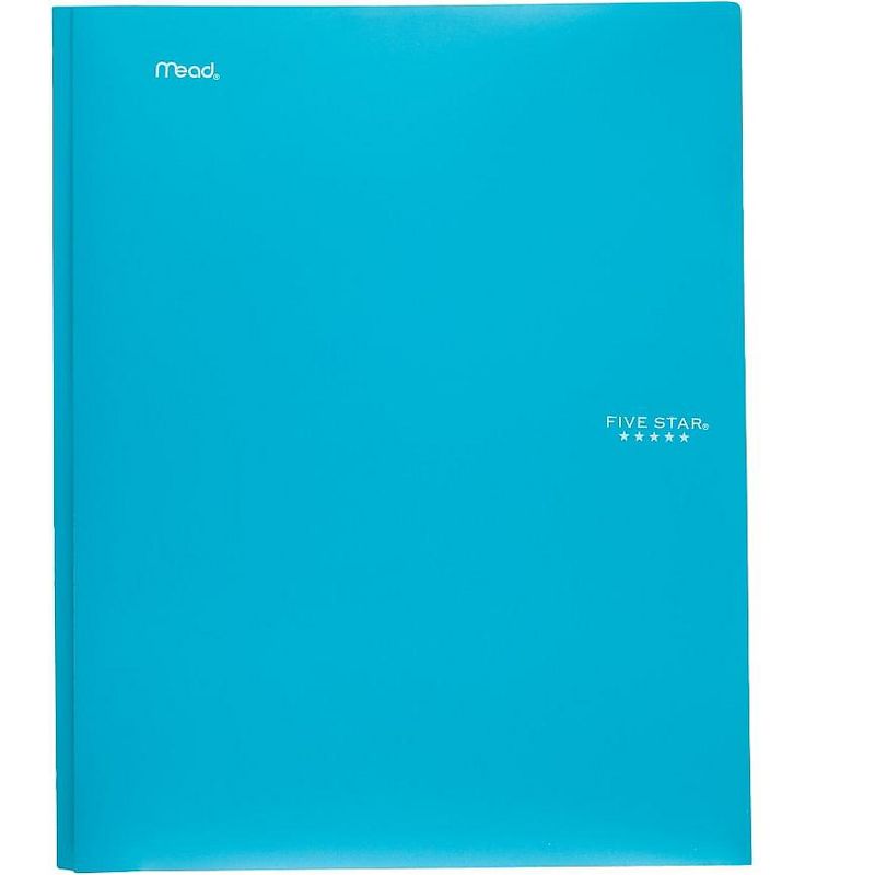 Mead Folder w/ Pocket and Flap 3-Prongs Assorted 34030