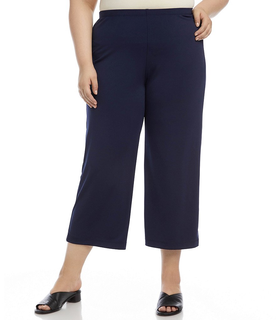 Karen Kane Plus Size Brooklyn Pull-On Cropped Pants