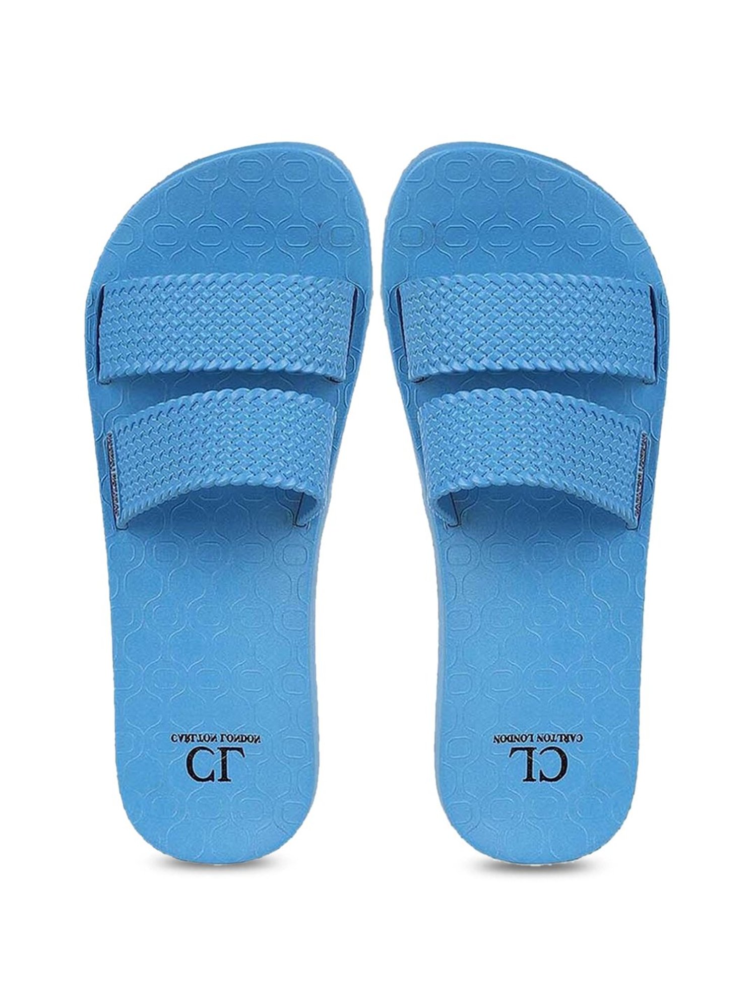 Carlton London Women's Blue Slides