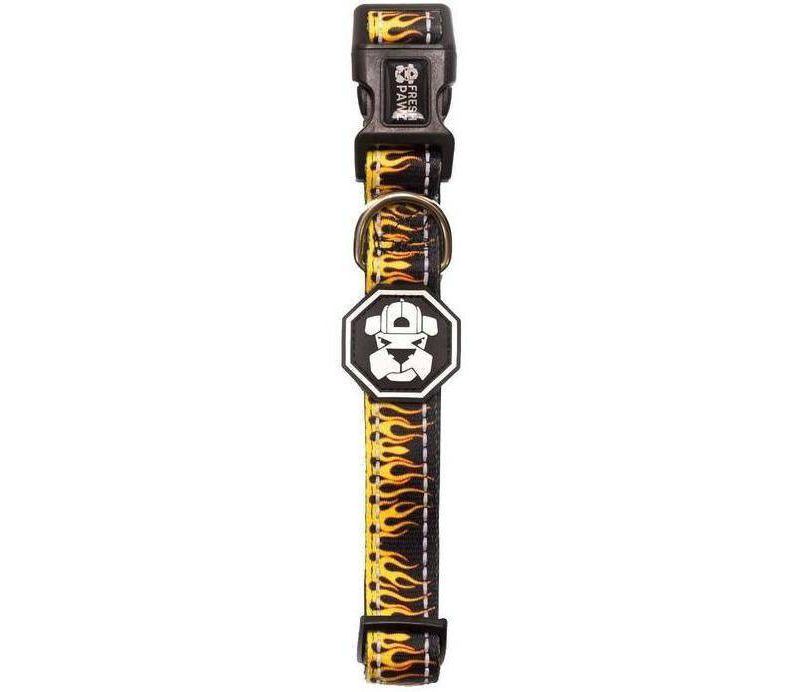 Fresh Pawz Flame Thrower Dog Collar - L