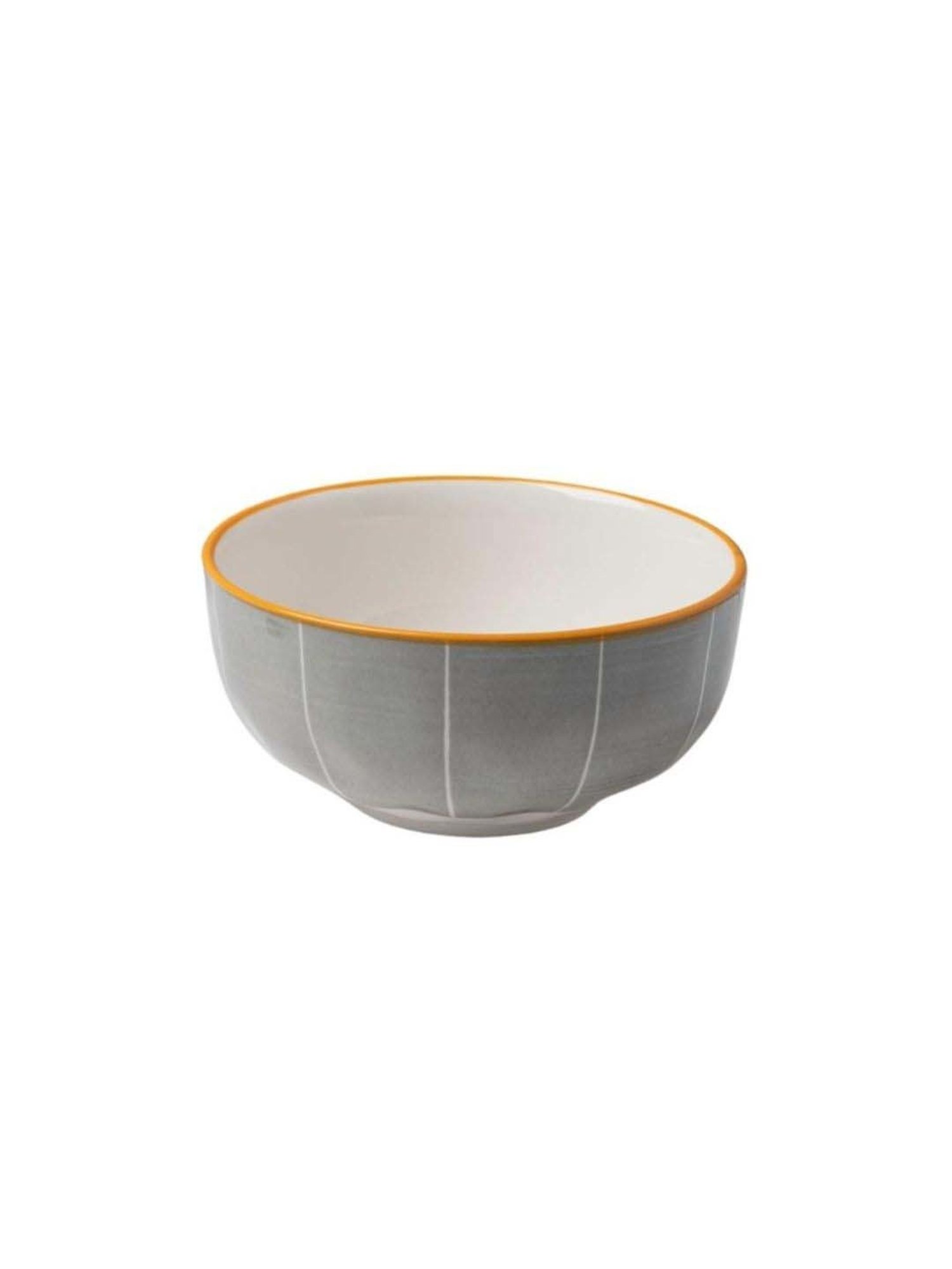 Nestasia Willow Dark Grey Microwave & Dishwasher Safe Ceramic Snack Bowl Large, 500ml