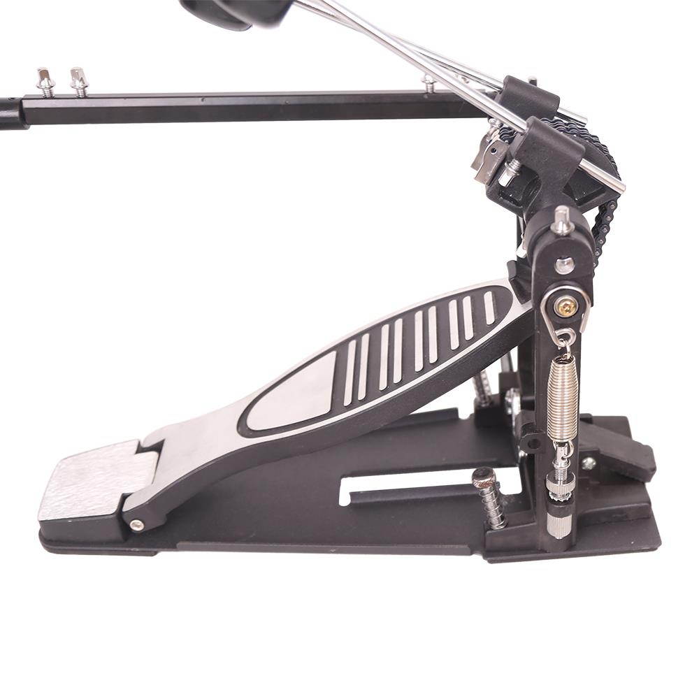 Double Bass Drum Pedal Kick Twin Dual Chain Drive Percussion