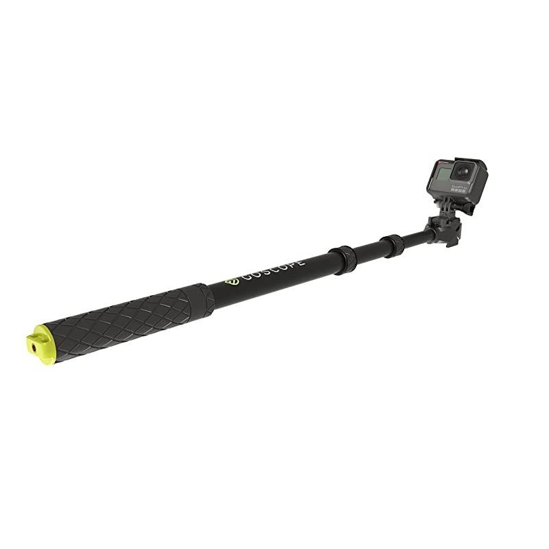 BOOSTplus Telescoping Extension PoleMonopod Compatible with HERO8 amp DJI OSMO Action Expands 175quot Out to 40quot Black