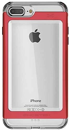 Ghostek Cloak Clear iPhone 7 Plus, iPhone 8 Plus Case with Slim Metal Bumper Design Shockproof Heavy Duty Protection Wireless Charging 2017 iPhone 8 Plus, 2016 iPhone 7 Plus (5.5 Inch) - (Gold)