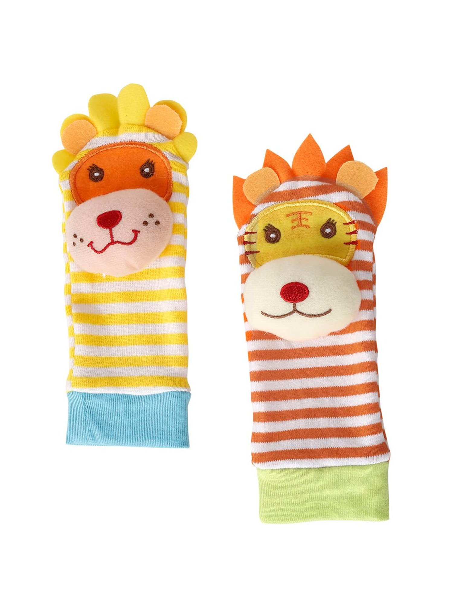 Baby Moo Vintage Ride Yellow Mattress with Fixed Neck Pillow and Bolsters