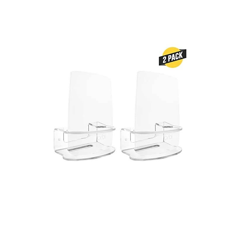 Wall Mount Compatible with NETGEAR Orbi Mesh WiFi System Extra Security for Your WiFi Router 2Pack