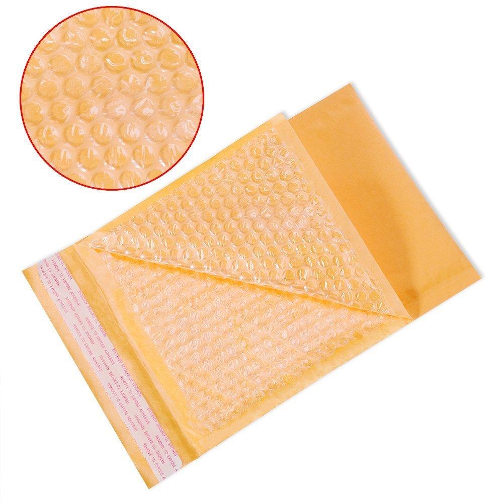 Sales4Less #3 Kraft Bubble Mailers 8.5X14.5 Inches Shipping Padded Envelopes Self Seal Waterproof Cushioned Mailer 10 Pack