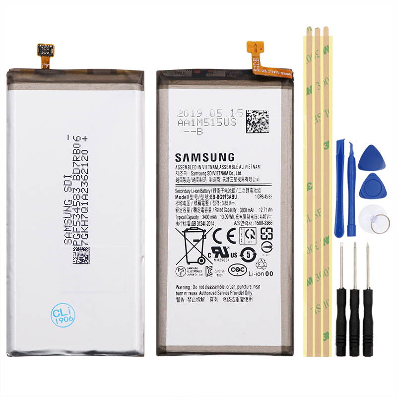 EB-BG973ABE For Samsung Galaxy S10 Battery 3400mAh SmartPhone Battery
