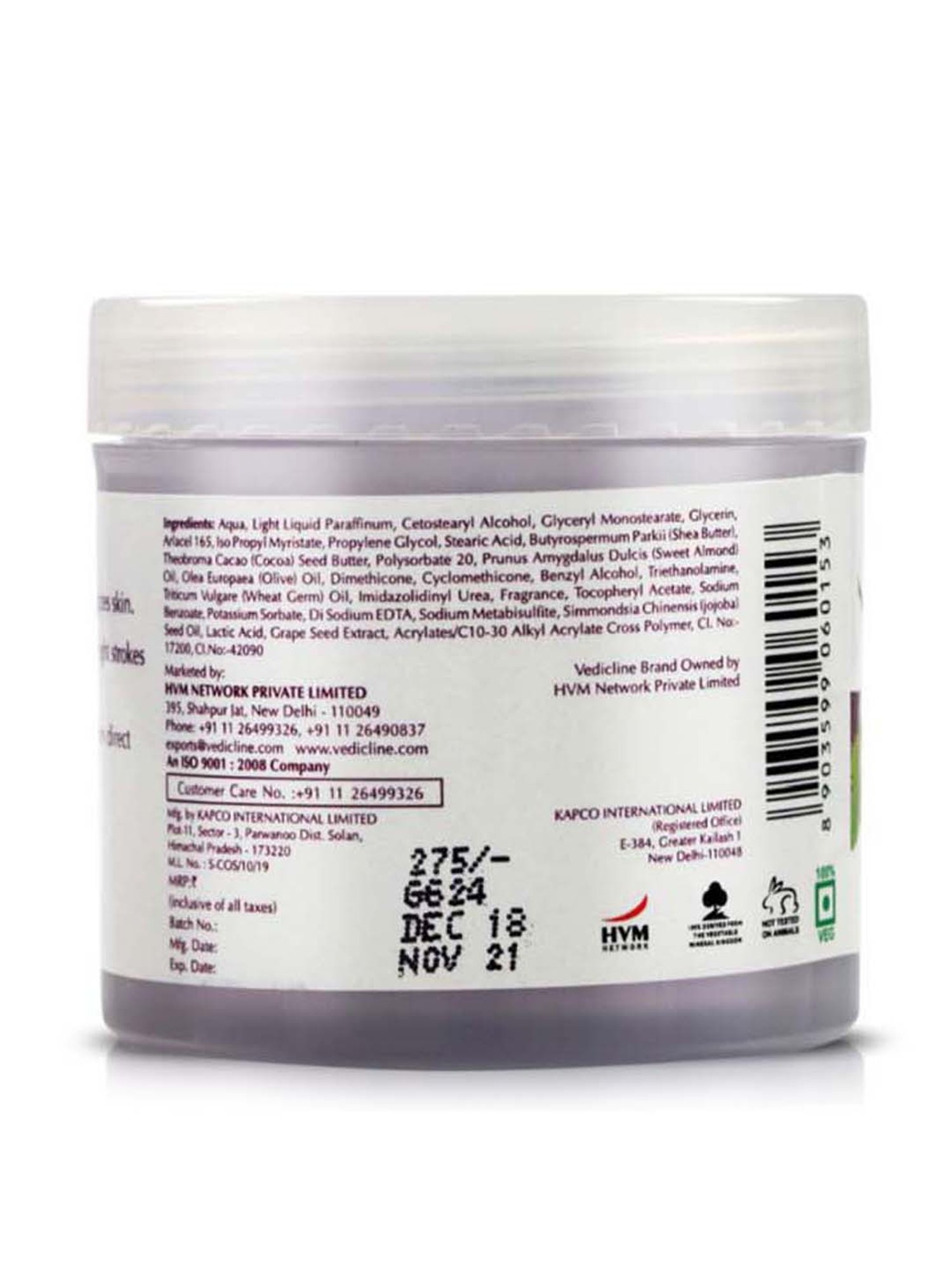 VEDIC LINE Bio Rhythm Renewal Cream - 500 ml