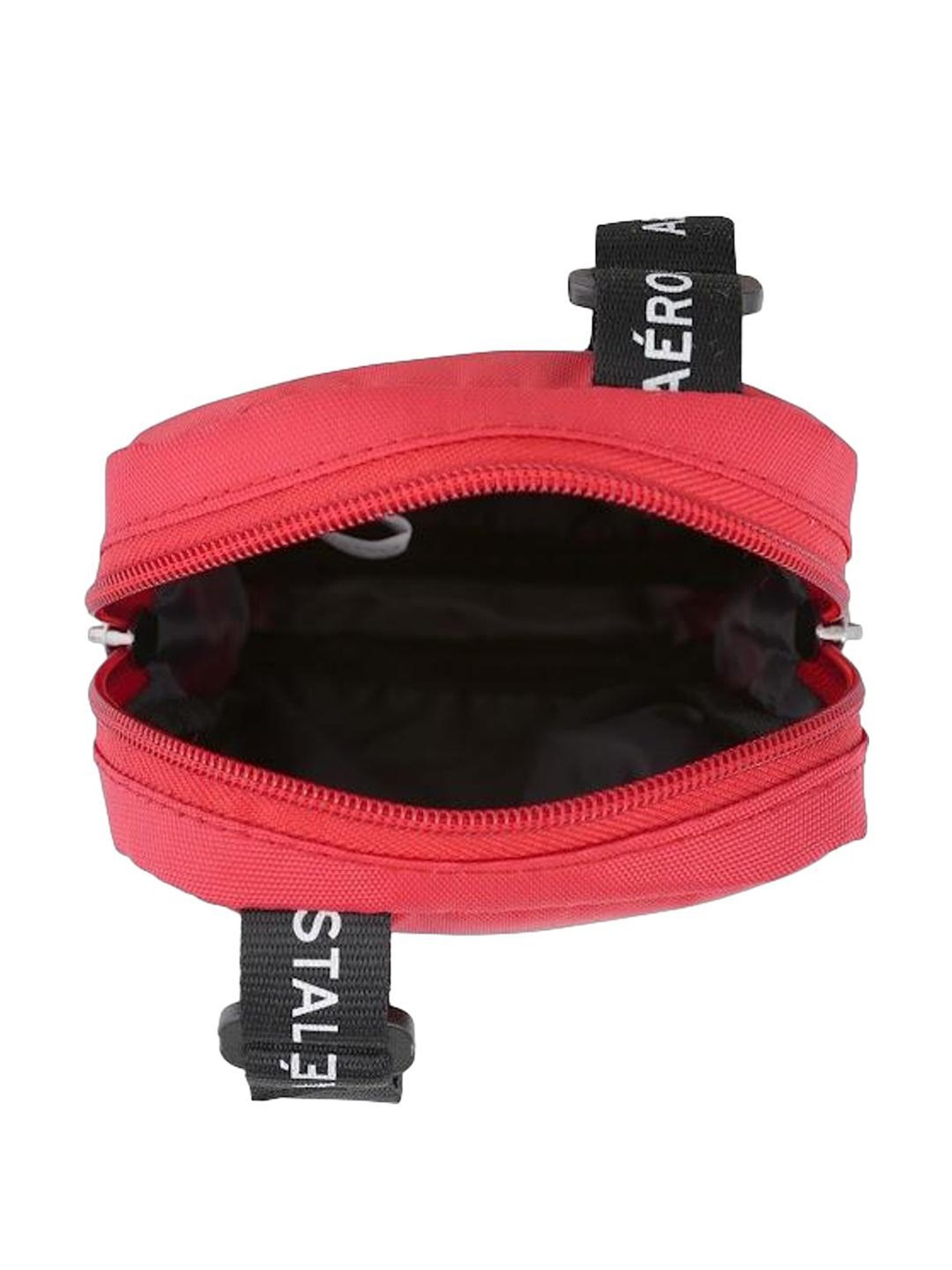 Aeropostale Foster Red Polyester Solid Cross Body Bag