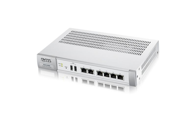ZyXEL NXC2500 Wireless LAN Controller - 6 x Network (RJ-45) - Ethernet, Fast Ethernet, Gigabit Ethernet - Desktop