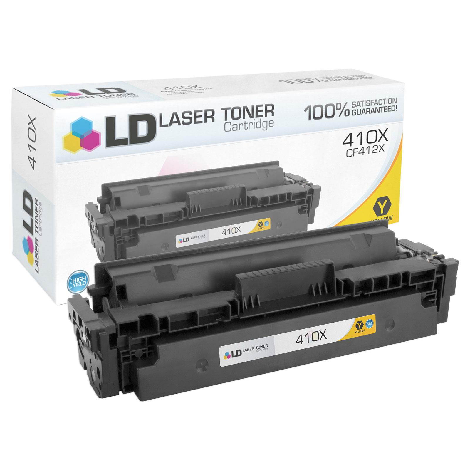 LD Compatible Toner Cartridge Replacement for HP 410X High Yield (2 Black, 1 Cyan, 1 Magenta, 1 Yellow, 5-Pack)