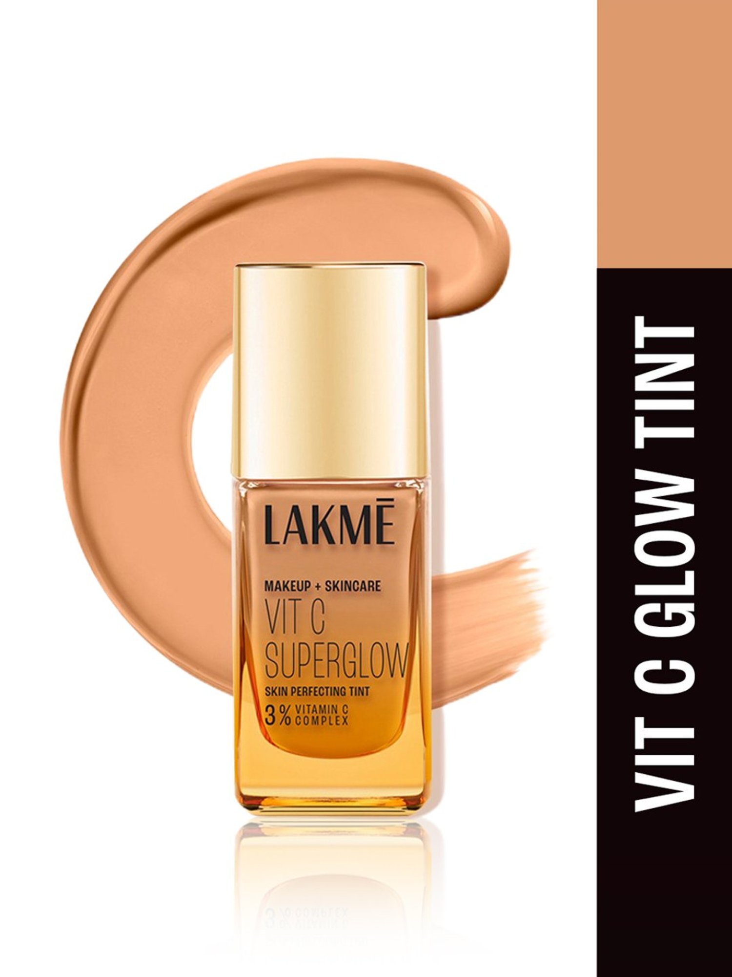 Lakme Makeup + Skincare Vit C Superglow Skin Perfecting Tint Warm Beige W240 - 25 ml