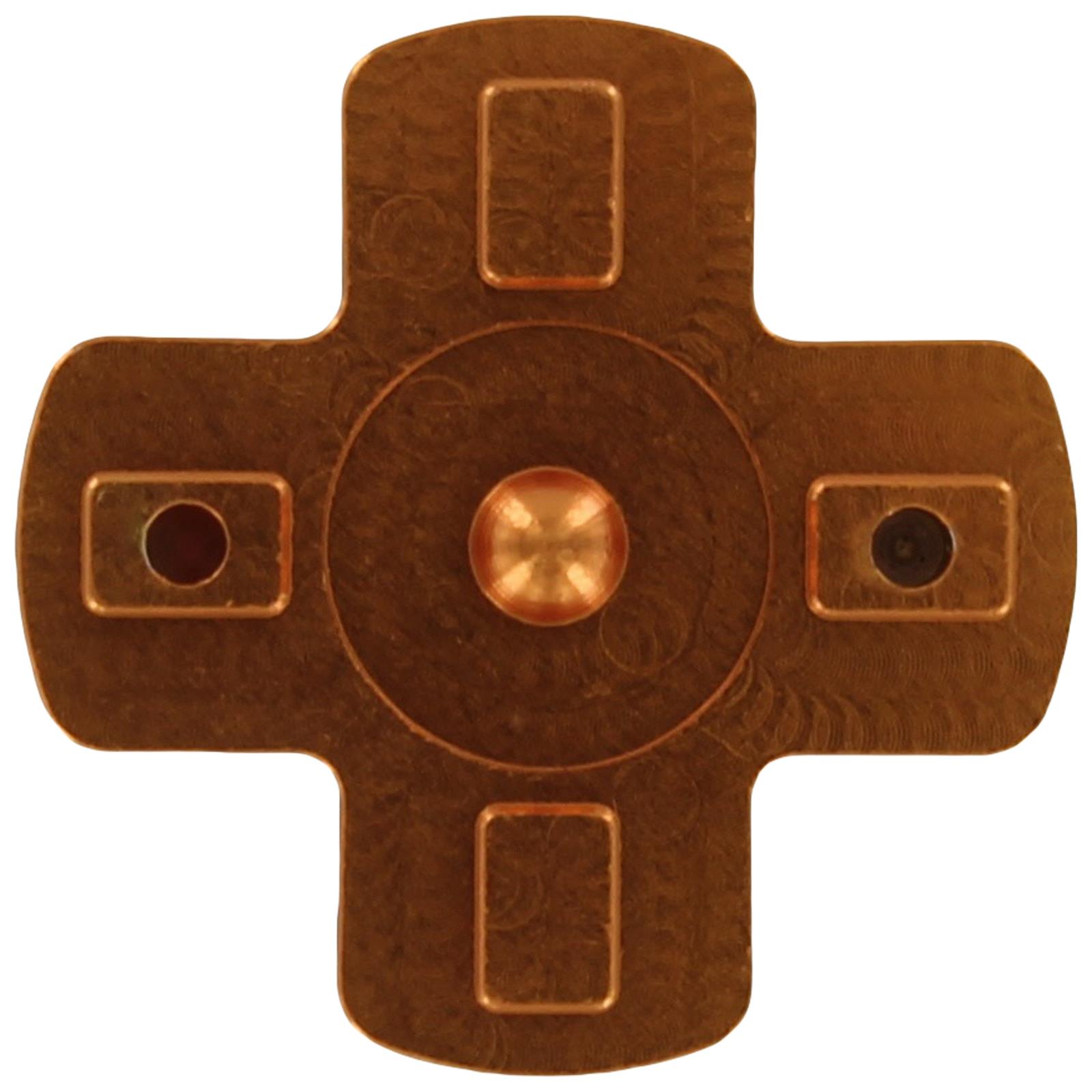 ZedLabz aluminium alloy metal directional d pad arrow button for Sony PS4 controllers - gold