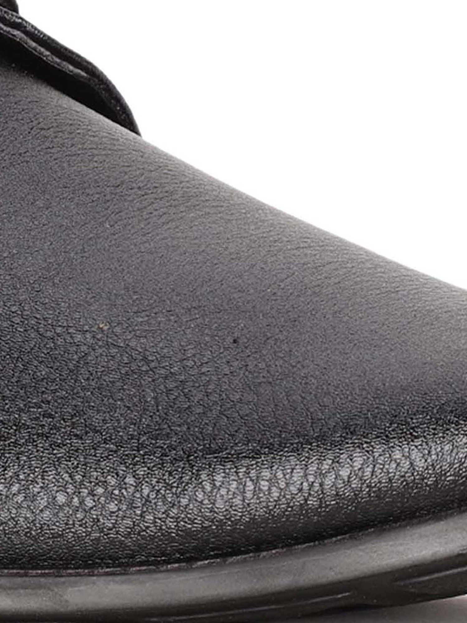 Bata Men's Black Derby Shoes