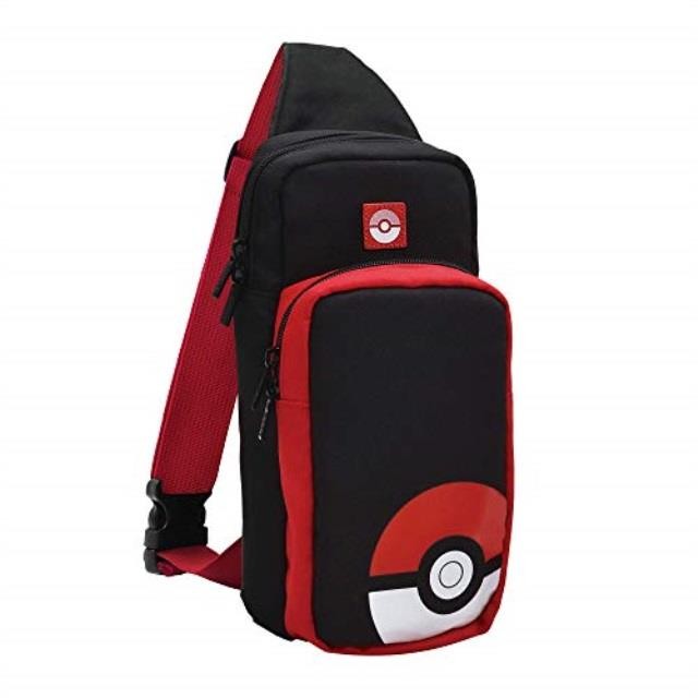 Hori Official Nintendo Switch Adventure Pack Travel Sling Shoulder Bag - Pokemon Pokeball