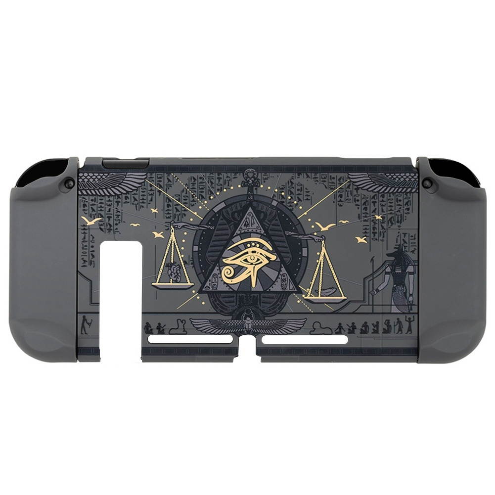 Egyptian Theme Game Console Protective Case for Nintendo Switch, Frosted Anti-Drop Hard Shell