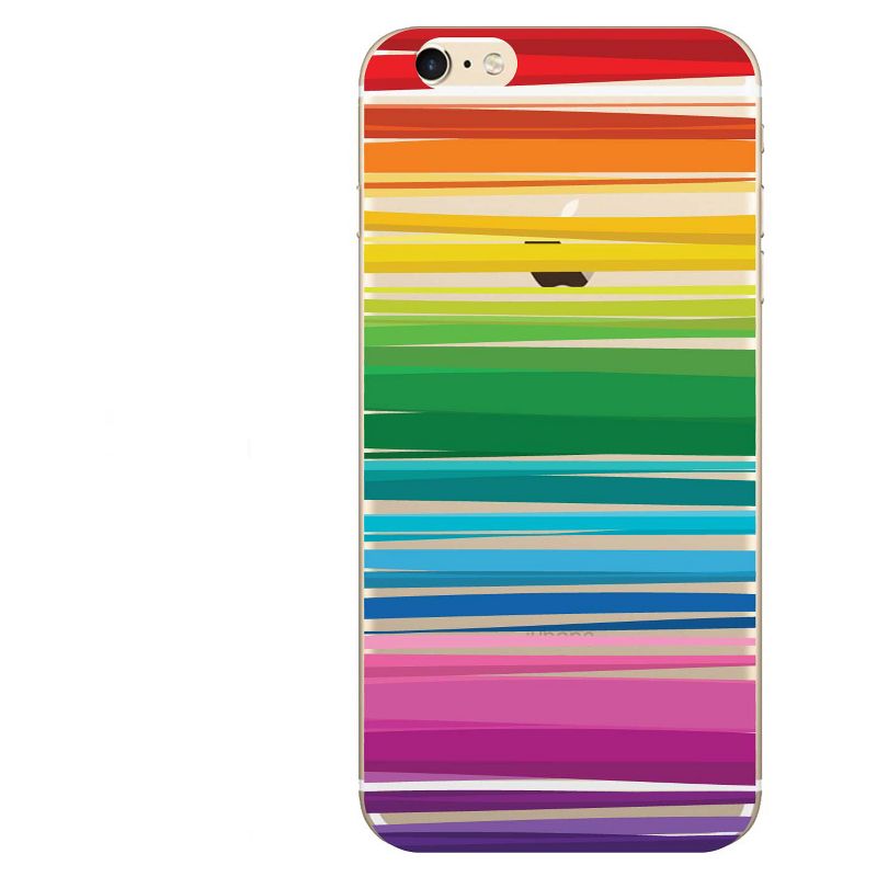 OTM Essentials Apple iPhone SE (2nd gen)/8/7/6s/6 Case Rainbow Stripes