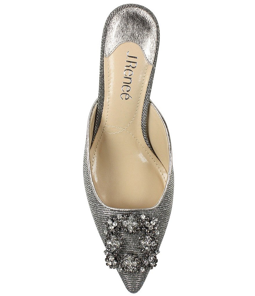 Schutz Sionne Clear Vinyl Pointed Toe Mules