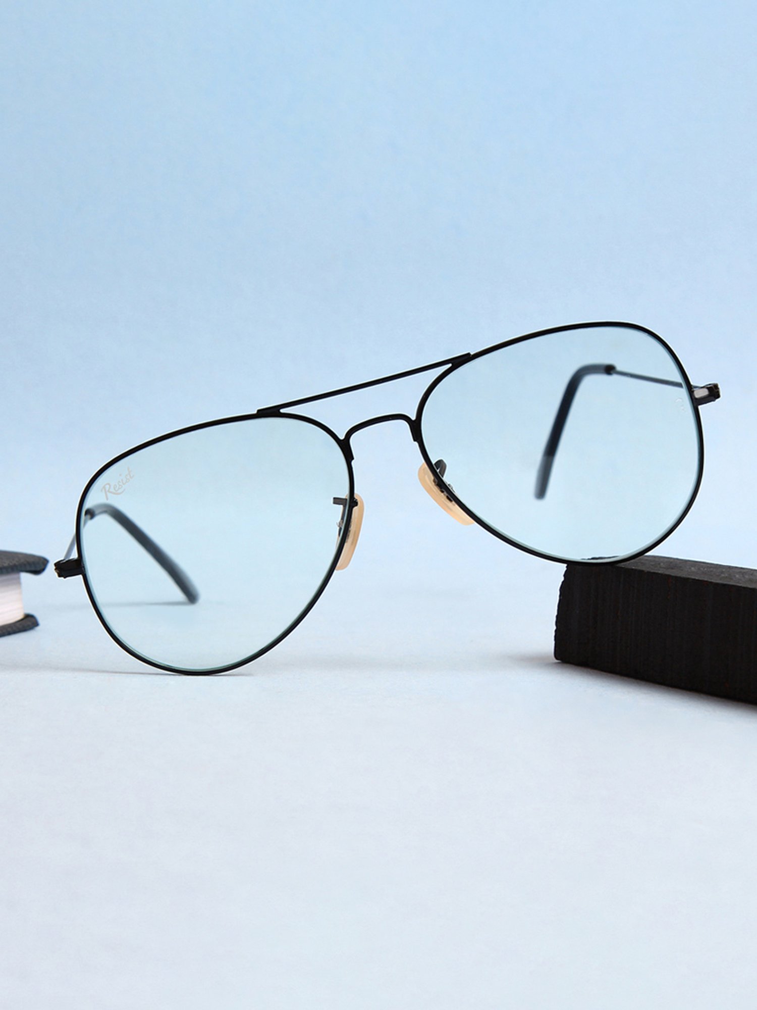 Resist Eyewear Clear Aviator UV Protection Unisex Sunglasses