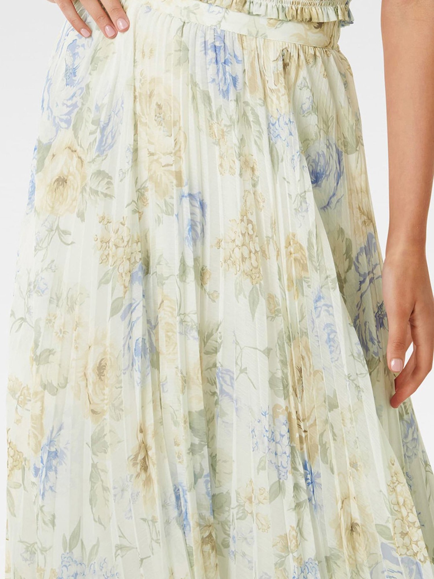 Forever New Off White Printed Skirt