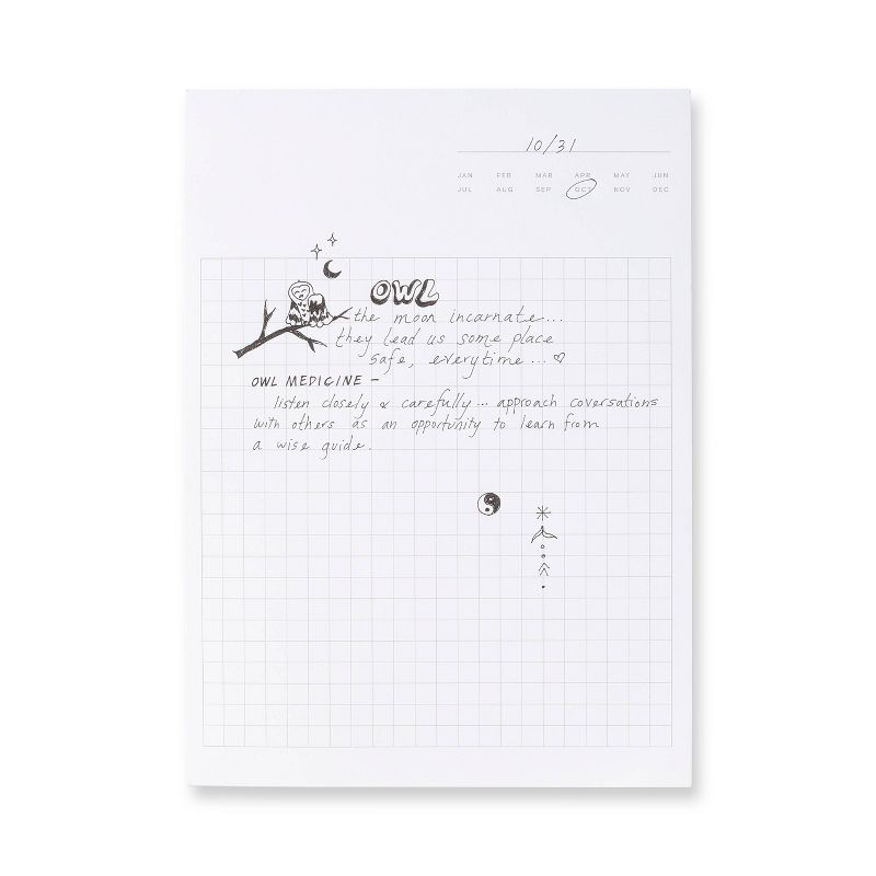 2pk A5 Grid Pad - Good Office Day