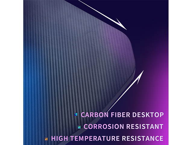 Home Office Gaming Desk Computer Desk Z-Shaped PC Desk Workstation with Carbon Fiber Surface and Headphone Hook,Black,GT21