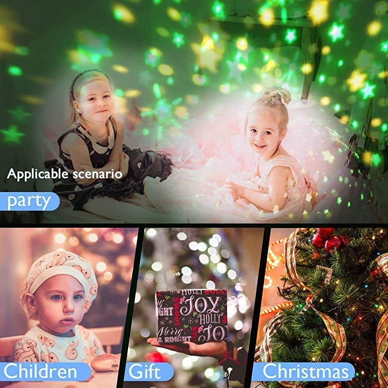 Projector Night Light for Kids Baby Night Light Projector for Bedroom with Timer Remote and Chargeable Best Gift for Kids Pink