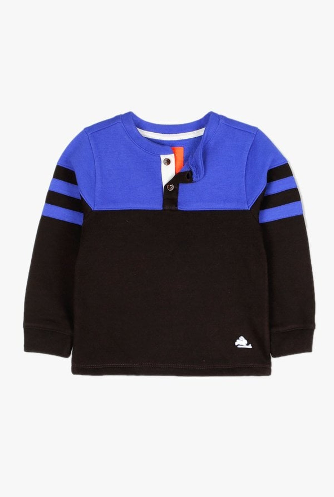 Cherry Crumble By Nitt Hyman Kids Brown & Blue Solid Sweatshirt