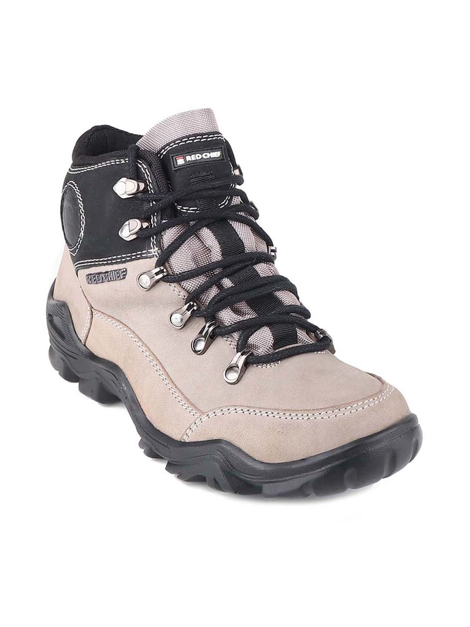 Red Chief Men's Grey Derby Boots