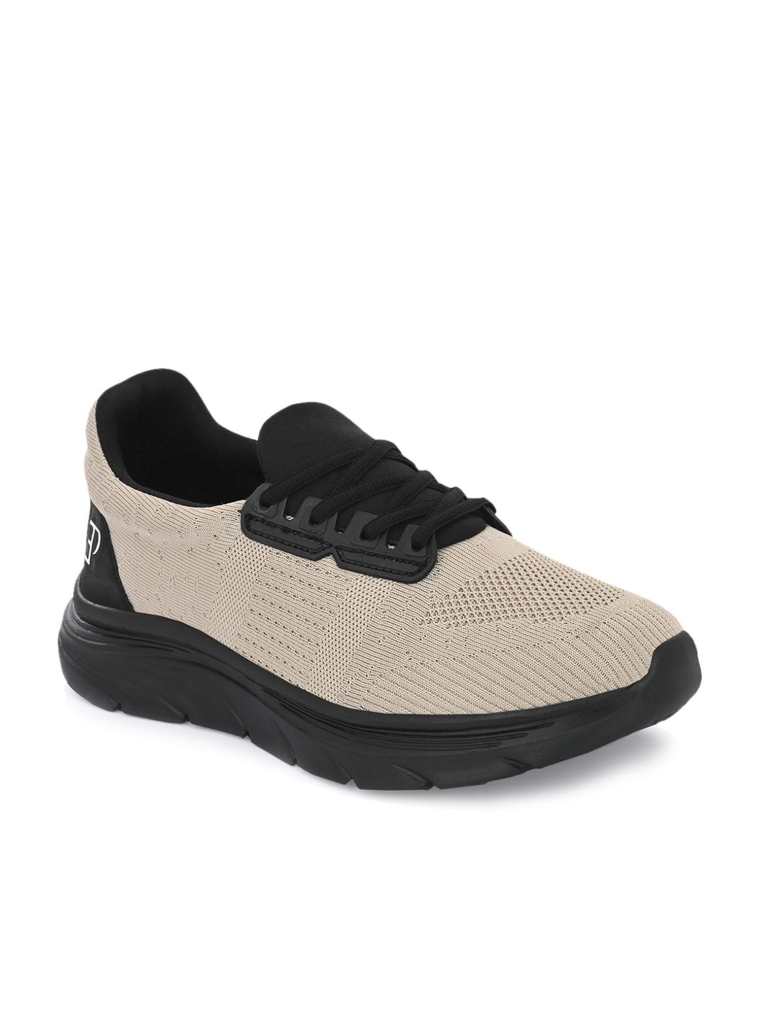 El Paso Men's Beige Running Shoes