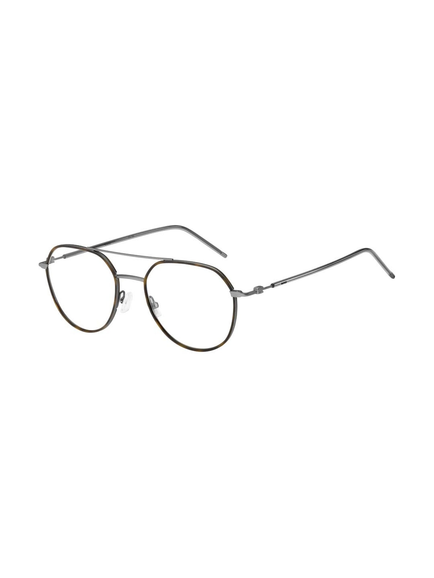 Hugo Boss Brown Aviator Eye Frames for Men