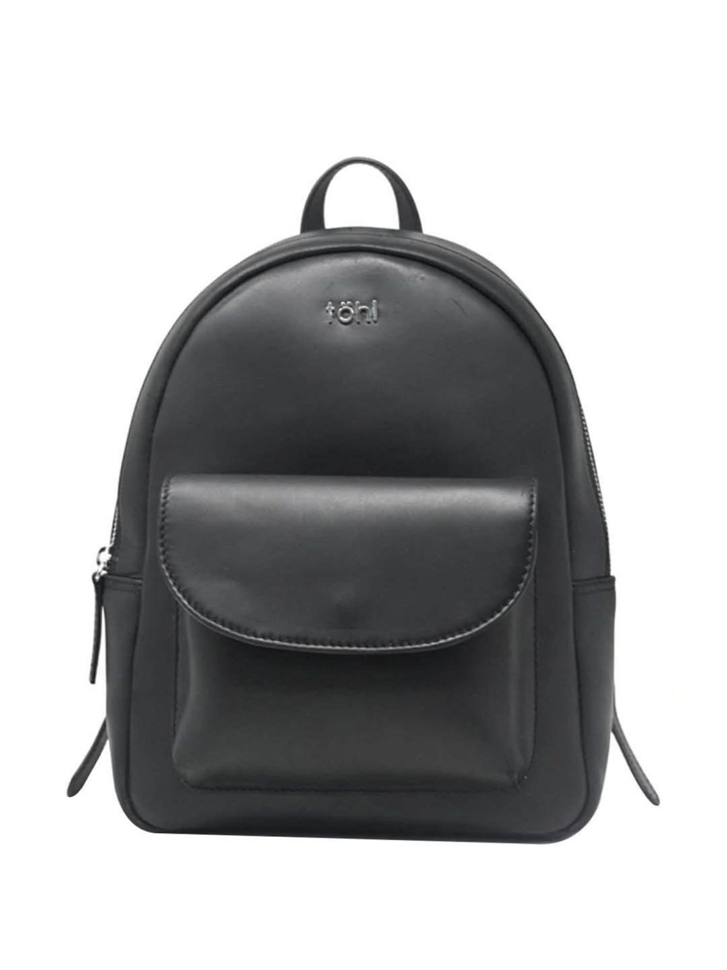 Tohl Fenwick Black Leather Medium Backpack
