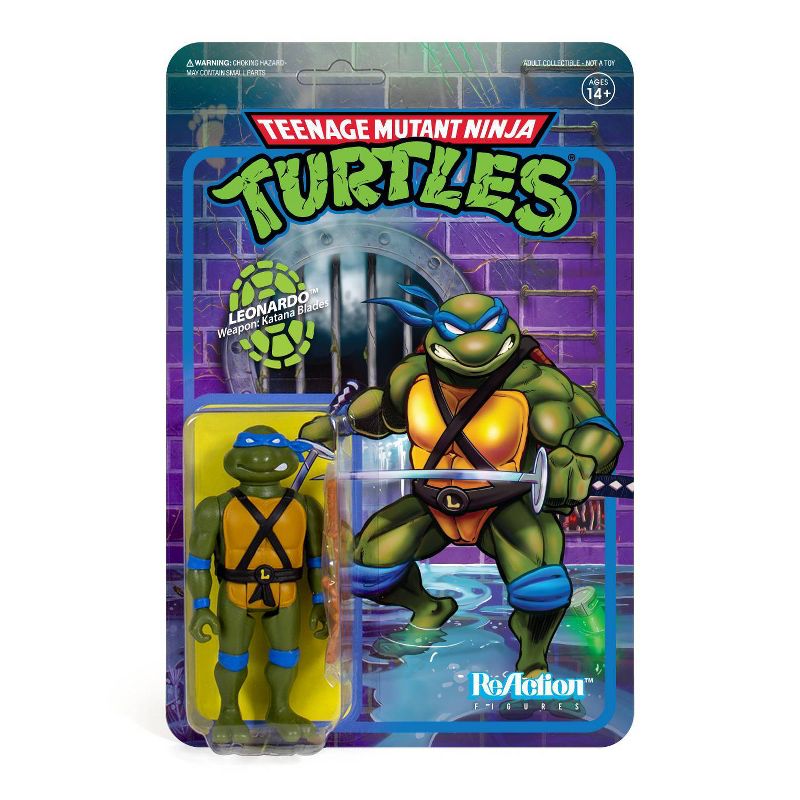 Super 7 ReAction Figure - TMNT - Leonardo