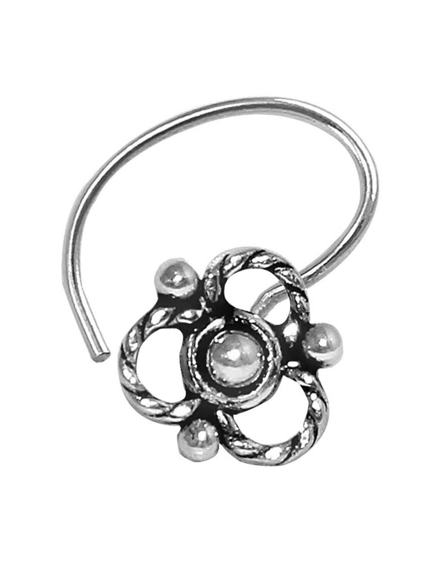 March by FableStreet 92.5 Sterling Silver Classic Nose Ring