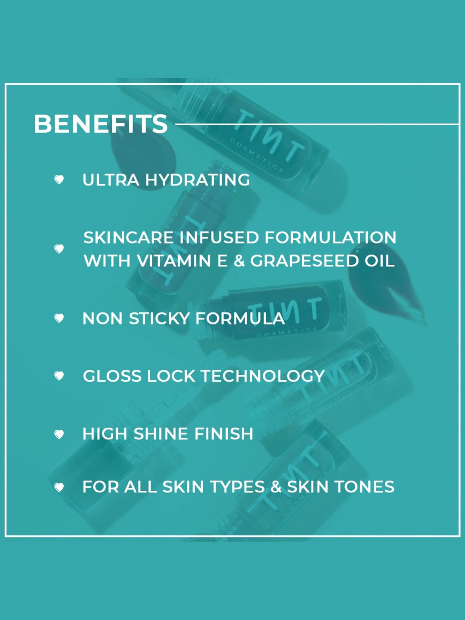 Tint Cosmetics Hydrating Lip Gloss Mocha - 2.5 ml